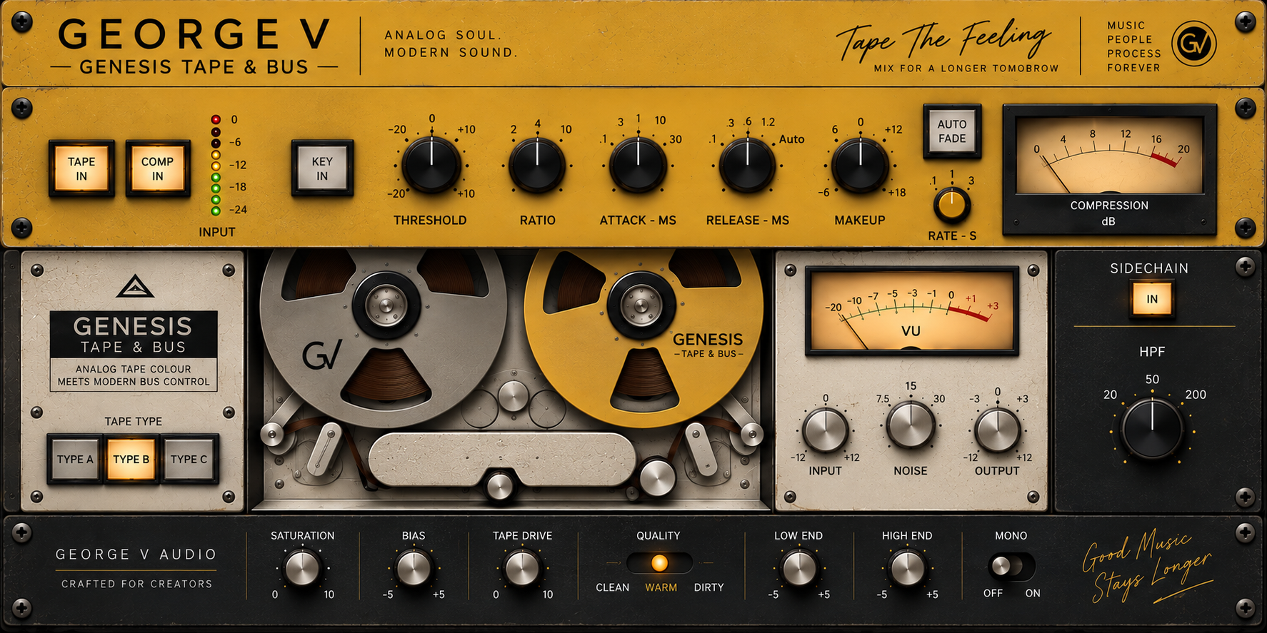 Genesis Tape and Bus plugin interface