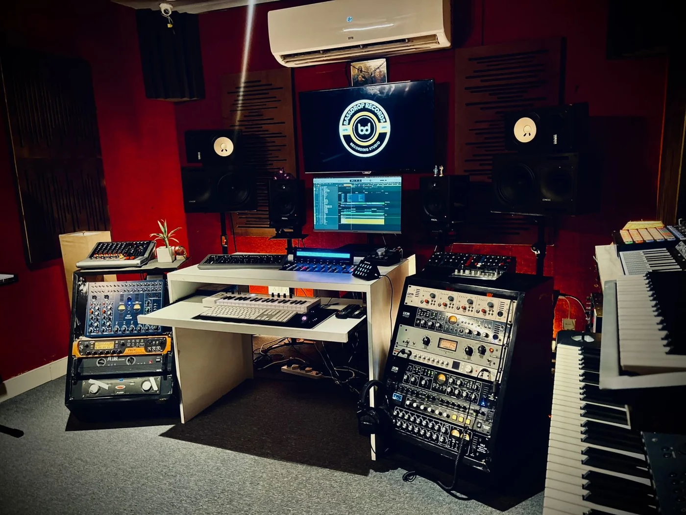 BassDrop studio main production room