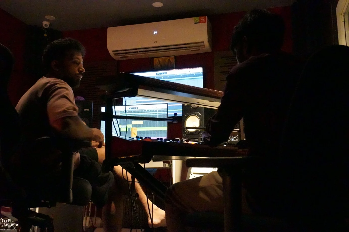 Studio collaboration session