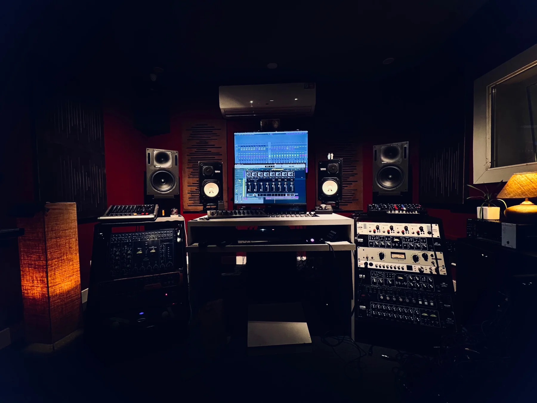 George V control room for sound finishing